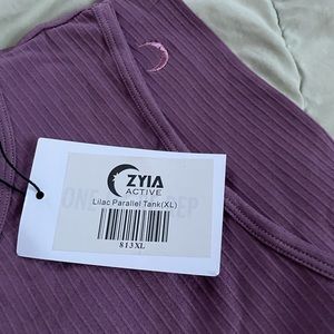 Zyia Parallel Tank NWT -lilac, XL